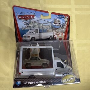 Cars 2 Deluxe The Popemobile Collector #9 Disney Pixar Cars